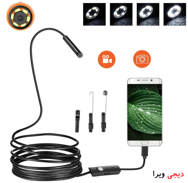 دوربین اندوسکوپی(شلنگی)2متری - تصویر 4