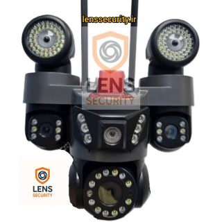 دوربین سیمکارتی3لنزUNI-KAM سرور ایرانی با پرژکتور قوی وقابل تنظیم