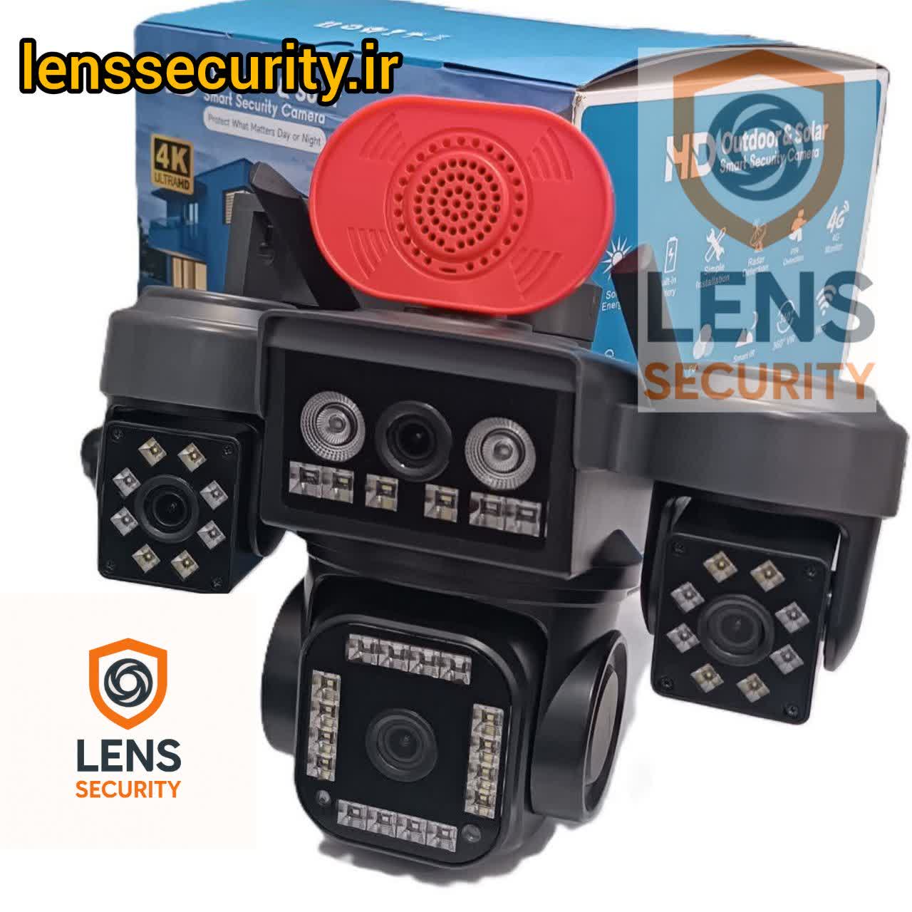 دوربین4لنز سیمکارتیHIEASYسرور داخلی مدل RS-4G-5704-SP-EU-D |