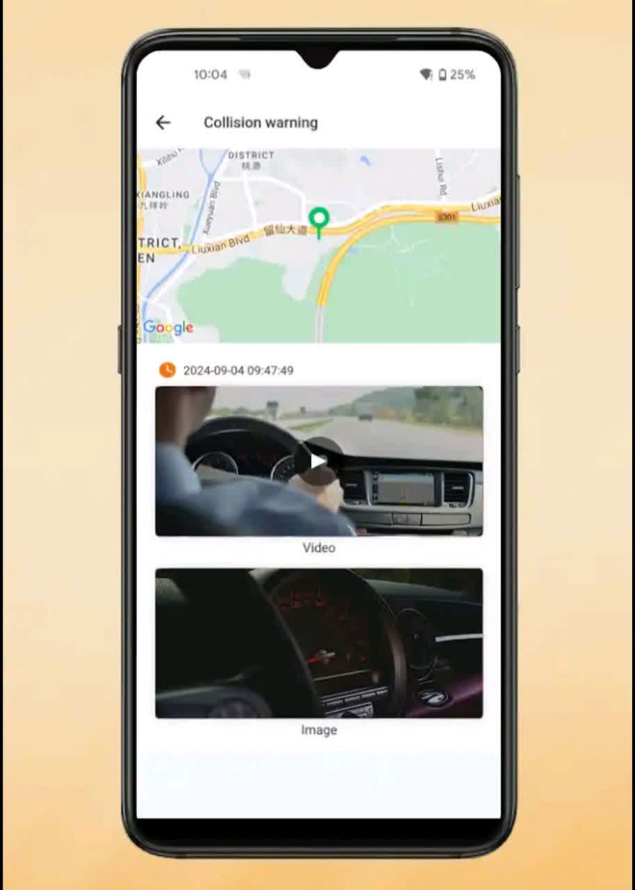 دوربین ثبت وقایع خودرو سیمکارتیGPSداربرندHOTKAM - تصویر 4