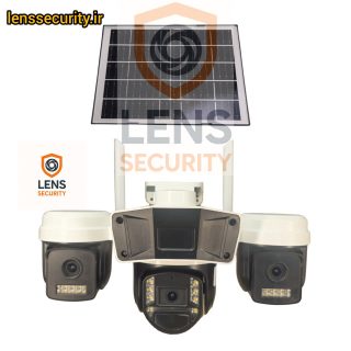 دوربین مداربسته سیمکارتی خورشیدی 3لنز چرخشی UNI_KAM سرور داخلی مدل TL4